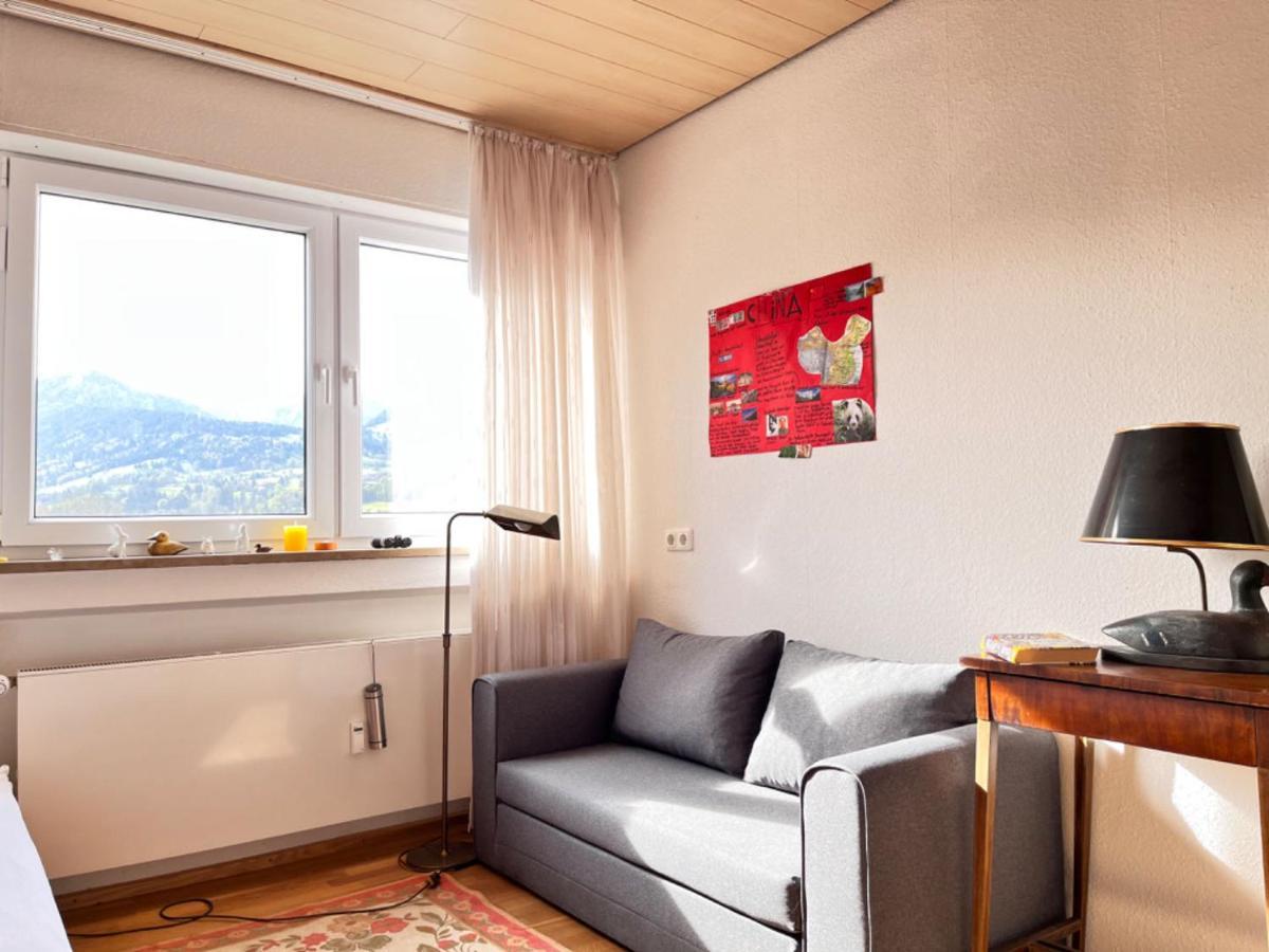 Grosszuegige Wohnung, Bergblick, Vintage Sonthofen Eksteriør billede